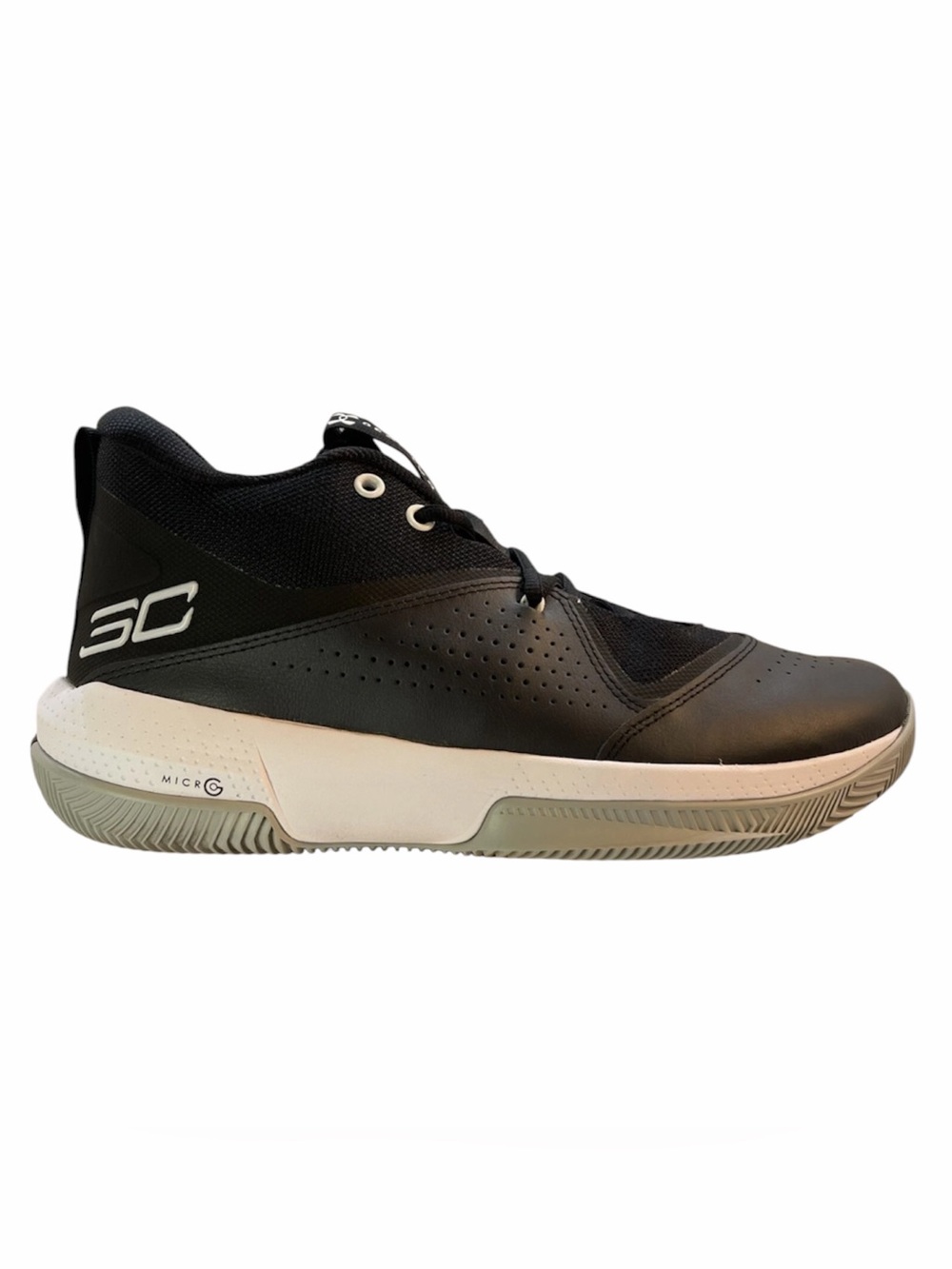 Under Armour Steph Curry 3Zero 4 Black Basketball Shoe 3023917-001 Men Size 12.5